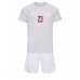 Cheap Denmark Pierre-Emile Hojbjerg #23 Away Football Kit Children World Cup 2022 Short Sleeve (+ pants)